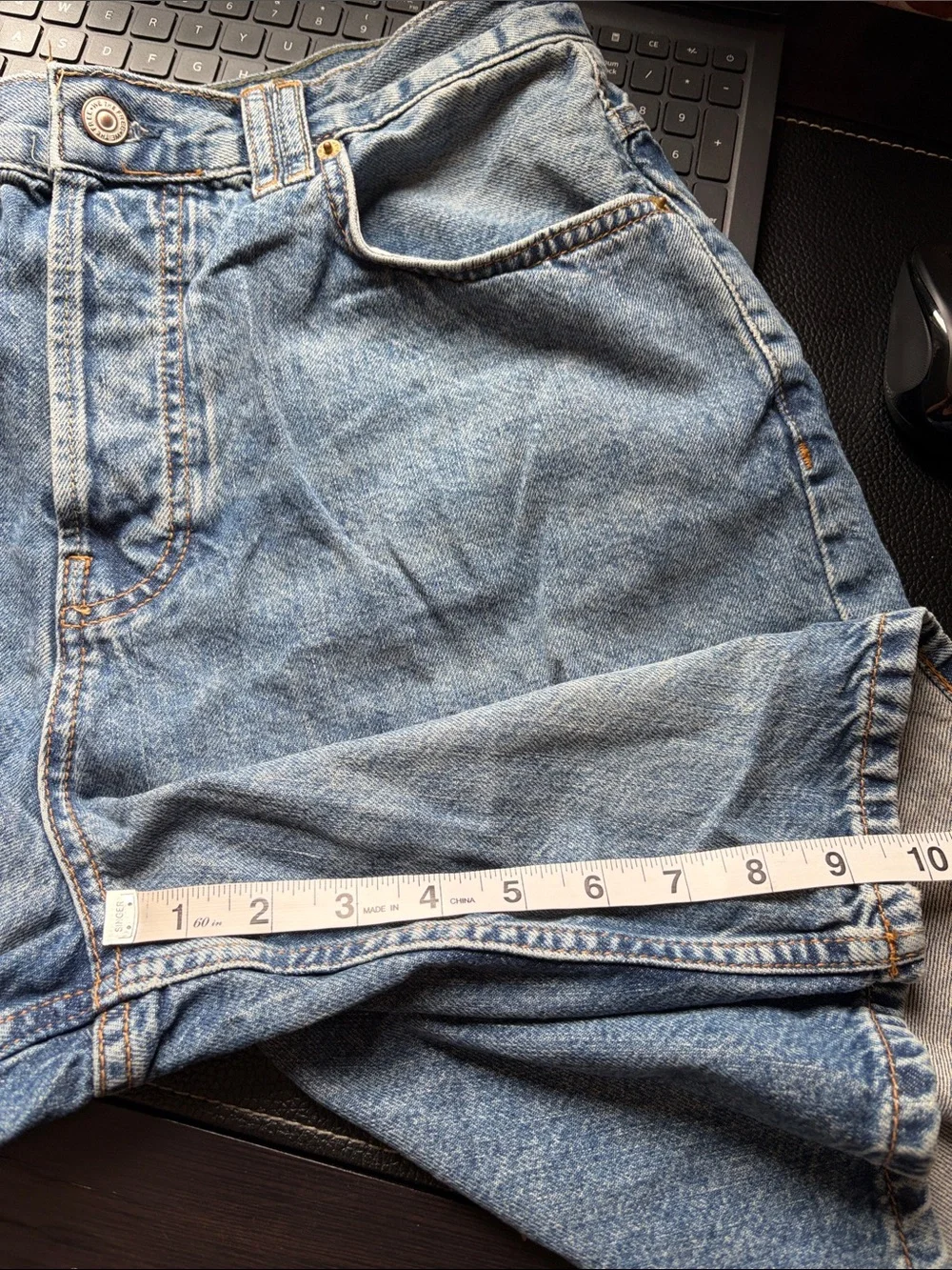 Free People We The Free Montana Shorts Mid Rise Relaxed Fit Jean Short Sz 30 NEW